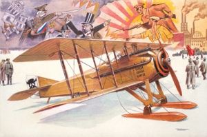 Samolot SPAD VII c1 model Roden 617