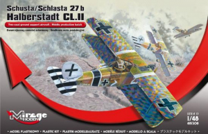 Samolot Schutsta/Schlasta 27b Halberstadt CL.II nr 481308