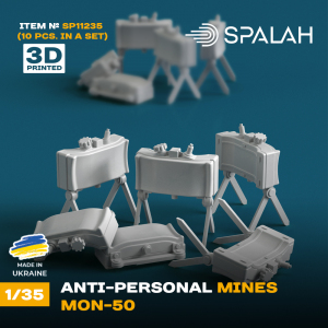 Spalah 11235 Anti-personnel Mines MON-50 (10 pcs) 1/35