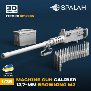 Spalah 12935 Machine Gun 12,7mm Browning M2 1/35 