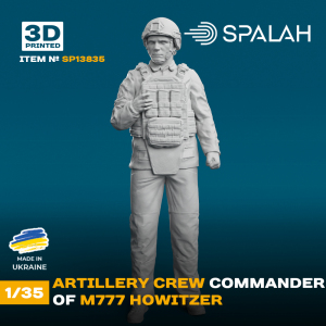 Spalah 13835 Artillery Crew Commander of M777 Howitzer 1/35 