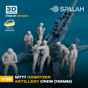 Spalah 14235 M777 Howitzer Artillery Crew 1/35 