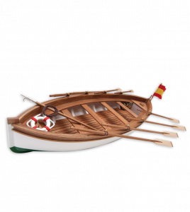 Szalupa Juan Sebastian Elcano Artesania 19019 drewniany model skala 1-35