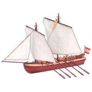 Szalupa Santisima Trinidad Artesania 19014 drewniany statek 1-50
