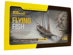 Szkuner Flying Fish Mamoli MM06 drewniany model 1/100