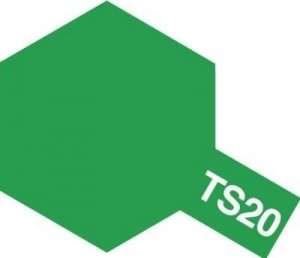 TS-20 Metallic Green spray 100ml Tamiya 85020 