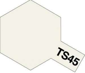 TS-45 Pearl White spray 100ml Tamiya 85045