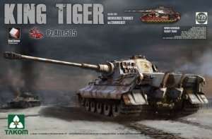 Takom 2047 King Tiger Henschel Turret Pz.Abt.505 w/Zimmerit 1/35