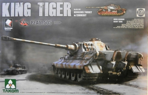 Takom 2047S King Tiger Henschel Turret Pz.Abt.505 w/Zimmerit