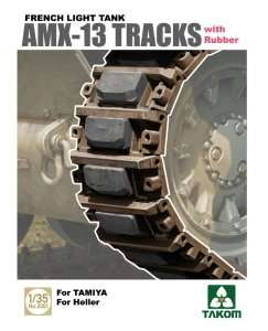 Takom 2061 AMX-13 Tracks with Rubber 