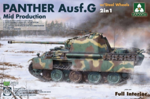 Takom 2120 Czołg Panther Ausf.G z wnętrzem model 1-35