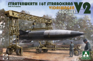 Takom 2123 Stratenwerth 16T Strabokran Vidalwagen V2 Rocket model 1-35