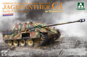 Takom 2125W German Sd.Kfz. 173 Jagdpanther G1 Early Production w/Zimmerit