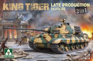Takom 2130 Sd.Kfz.182 King Tiger Late Production 2 in 1