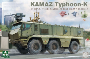 Takom 2173 KAMAZ Typhoon-K w/ RP-377VM1 & Arbalet-DM RCWS module