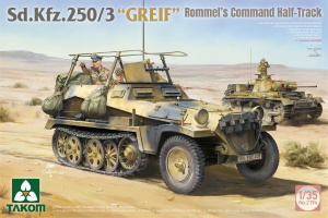 Takom 2194 Sd.Kfz.250/3 Greif Rommel’s Command Half-Track 1/35