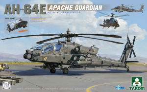 Takom 2602 AH-64E Apache Guardian Attack Helicopter model 1/35