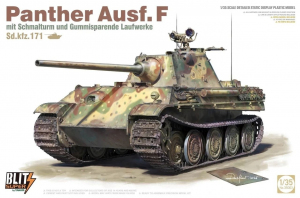 Takom 35003 Panther Ausf. F mit Schmalturm und Gummisparende Laufwerke Sd.kfz. 171 1/35