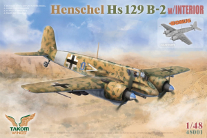 Takom 48001 Henschel Hs 129 B-2 w/Interior 1/48 
