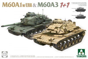 Takom 5022 M60A1 w/ERA & M60A3 1+1 1/72
