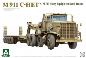 Takom 5024 M911 C-HET with M747 Heavy Equipment Semi-Trailer 1/72