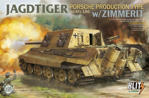 Takom 8012 Jagdtiger Sd.Kfz. 186 Porsche Type w/Zimmerit
