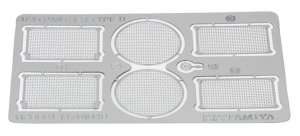 Tamiya 12666 Elementy fototrawione do modelu czołgu Panther D Tamiya 35345