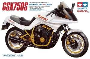 Tamiya 14034 Motocykl Suzuki GSX750S nowa Katana w skali 1-12