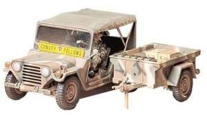 Tamiya 35130 U.S M151A2 Ford Mutt z przyczepą M416