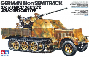 Tamiya 35144 German 8t Sd.Kfz.7/2 Armored Cab Type with 3.7 cm Flak 37 1/35