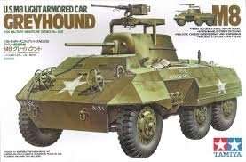 Tamiya 35228 U.S M8 Light Armored Car Greyhound 