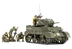 Tamiya 35313 U.S. Light Tank M5A1 Pursuit Operation Set