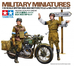 Tamiya 35316 Motocykl BSA M20 i figurki wojskowej policji