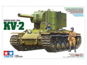 Russian Heavy Tank KV-2 model Tamiya 35375 in 1-35 