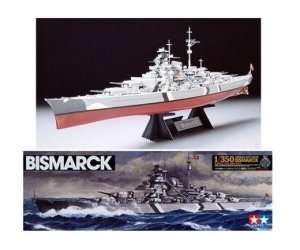 Tamiya 78013 Model niemieckiego pancernika Bismarck 1/350