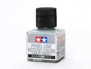 Tamiya 87189 Panel Line Accent Color - Light Gray 40ml 
