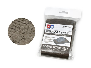 Tamiya 87222 Podłoże glina do dioram Soil Effect: Dark Earth