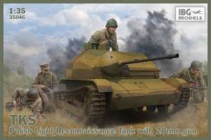 Tankietka TKS z NKM wz.38 FK-A 20mm IBG 35046