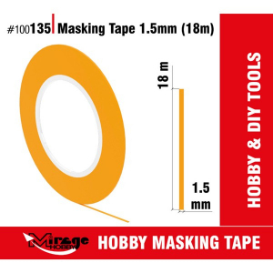 Masking Tape 1,5 mm (18m) Mirage 100135 