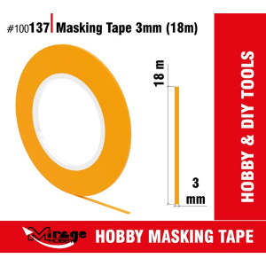 Taśma maskująca 3 mm (18m) Mirage 100137