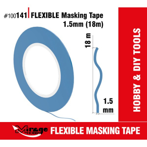 Masking Tape Flexible 1,5 mm (18m) Mirage 100141 