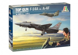Top Gun samolot F-14A vs A-4F Italeri 1422 skala 1-72