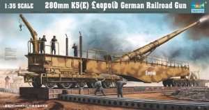 Trumpeter 00207 Rail road gun 280mm K5 (E) Leopold 1/35