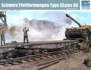 Trumpeter 00221 German Schwere Platformwagen Type SSyms 80 1/35