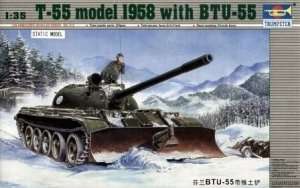 Trumpeter 00313 Finnish T-55 Model 1958 With BTU-55