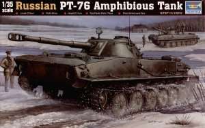 Trumpeter 00380 Russian PT-76 Light Amphibious Tank 