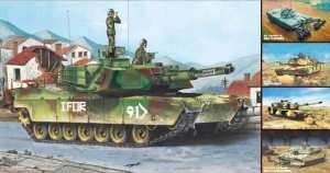 Trumpeter 01535 Czołg M1A1/A2 Abrams 5 in 1 1/35