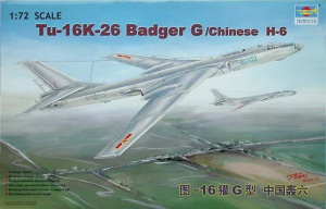 Trumpeter 01612 Samolot Tupolev Tu-16K-26 Badger G/Chinese H-6 1/72