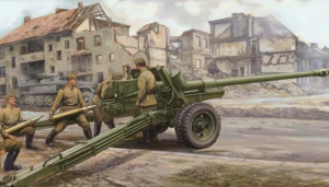 Russian 100mm Anti-tank Gun M1944 BS-3 model Trumpeter 02331 in 1-35 