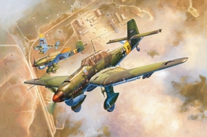 Trumpeter 02421 Samolot Junkers Ju-87B-2 Stuka skala 1-24